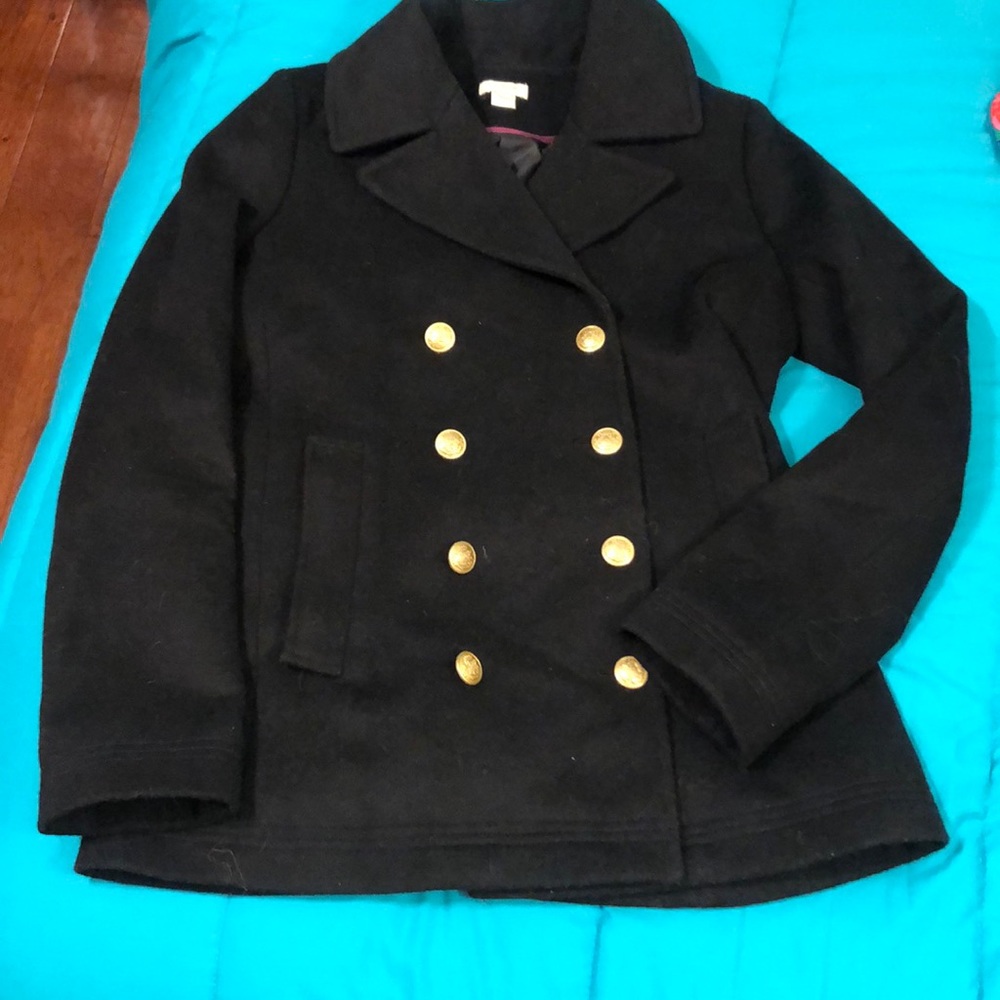 j crew pea coat